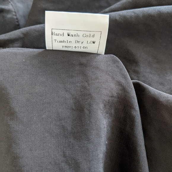 TOV Los Angeles Satin Midi Dress Black 44 - Picture 6 of 7